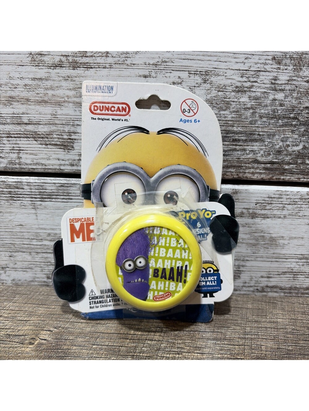 Collectible Minion DUNCAN Despicable Me BAAH! Pro-Yo W/ Sound Affect 2014 New